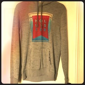 Grey Hollister hoodie